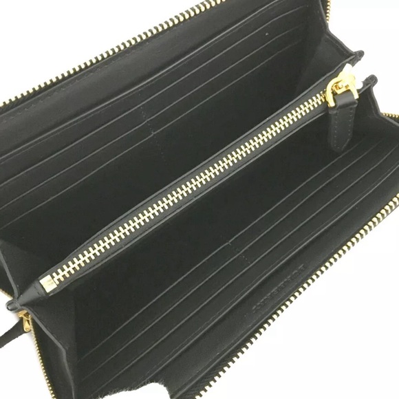 🏆💎💯 BURBERRY Check PVC Zip Around Long Wallet - Picture 5 of 8